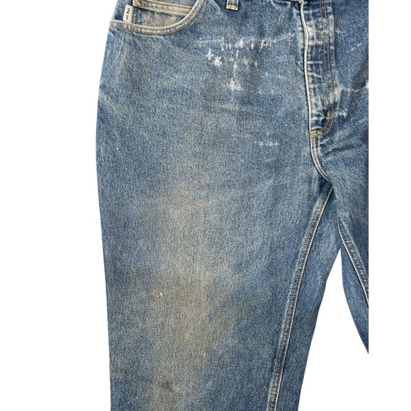 Carhartt Flame Resistant Jeans Mens 42x32 Distressed Model 280-83 ATPV UL Rated - Picture 13 of 14